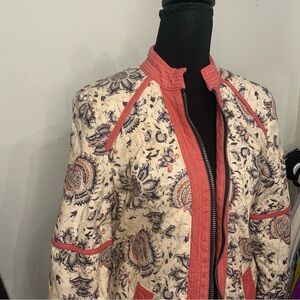 Floral Patterned Women's Jacket